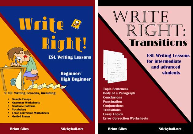 write right esl writing lessons from beginner to advanced