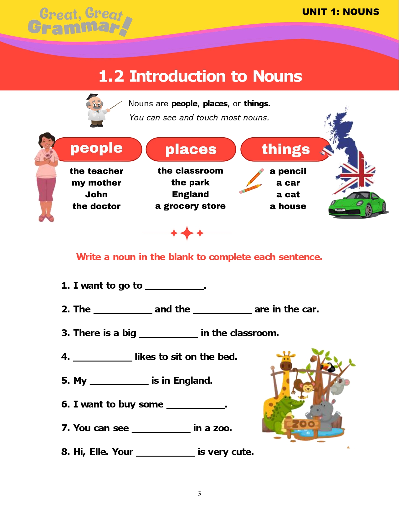 Read more about the article ESL Grammar: NOUNS (2) – Introduction to Nouns #2