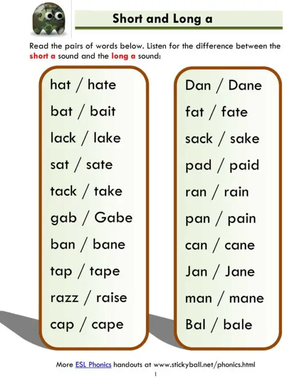 long-vowels