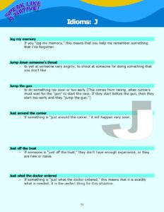 Read more about the article Idioms: “J” – Definitions and Review