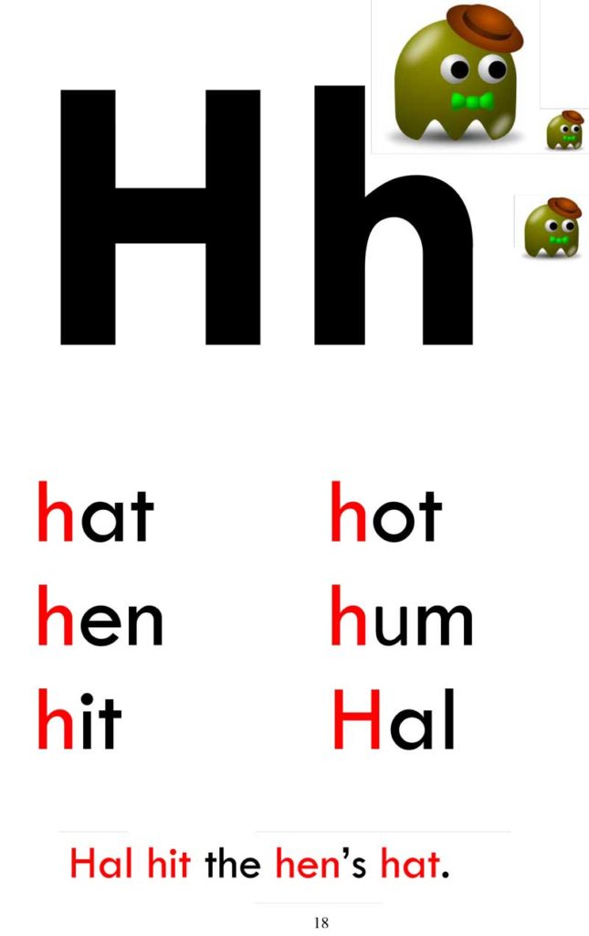 Beginner Phonics The Letter H