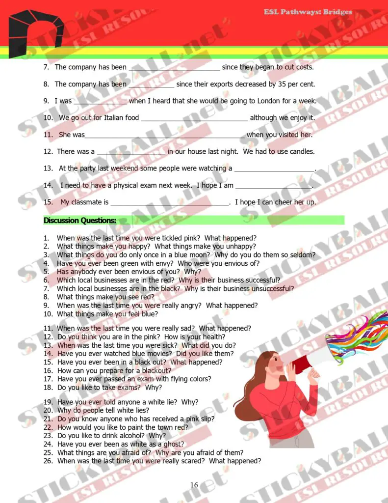 Esl Pathways Book 2 Bridges Stickyball Esl Lessons