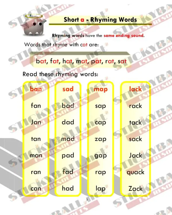 Phonics Monster: Book 2 (Short Vowels)