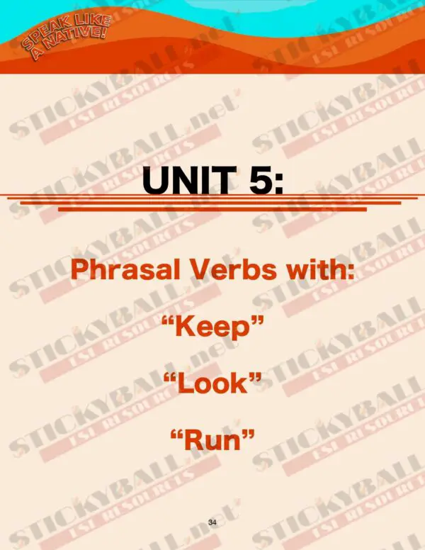 Speak Like a Native! - Phrasal Verbs