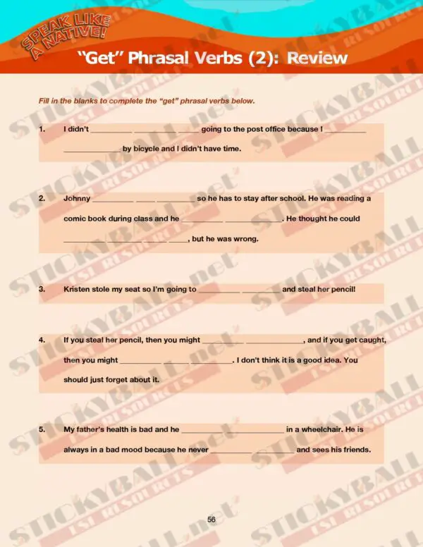 Speak Like a Native! - Phrasal Verbs