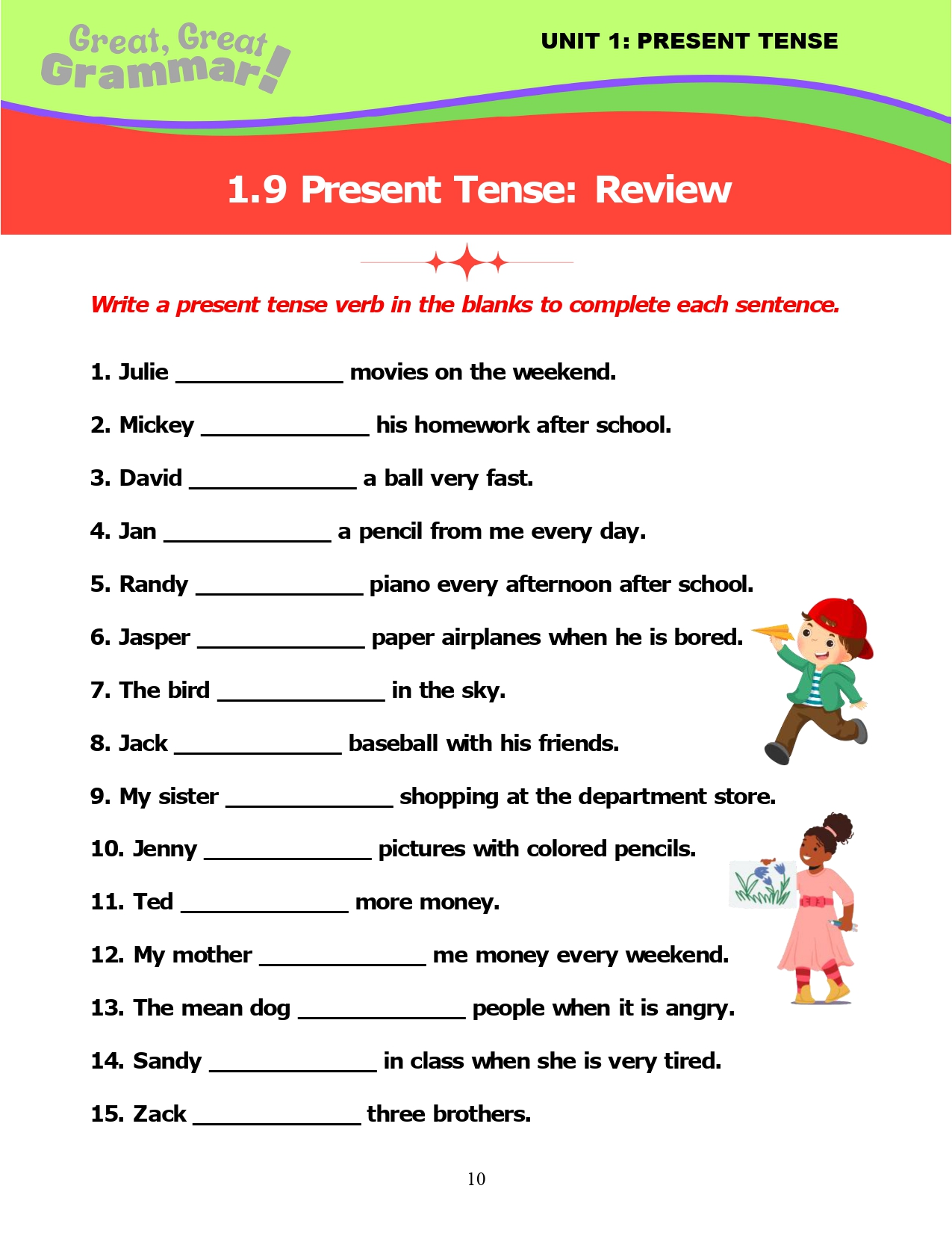 Read more about the article ESL Grammar: PRESENT TENSE (9) – Review Lesson