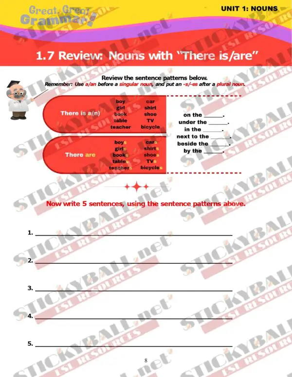 Great, Great Grammar! - Book 1: Parts of Speech