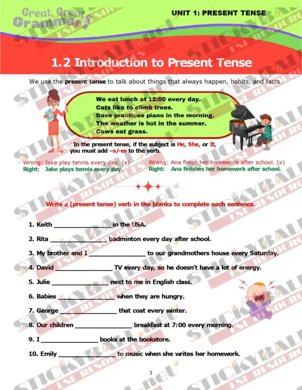 Great, Great Grammar! - Book 2: Tenses