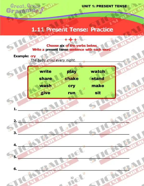 Great, Great Grammar! - Book 2: Tenses