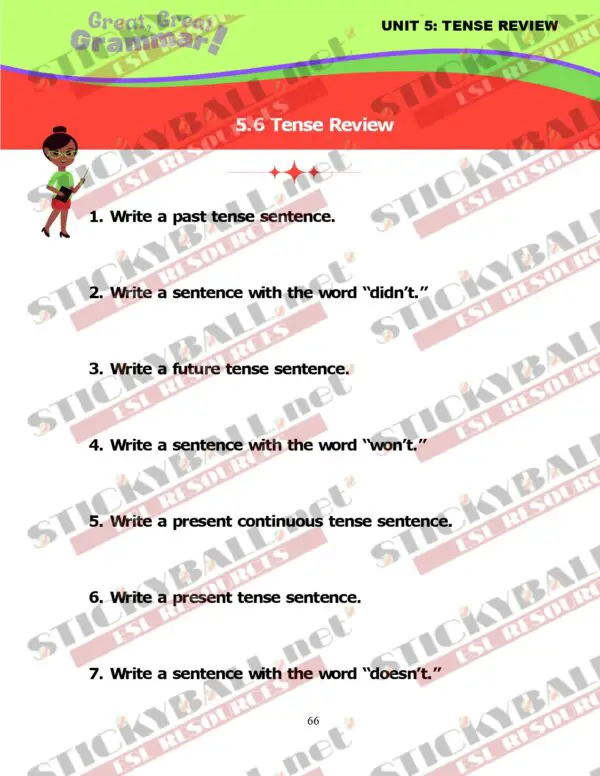 Great, Great Grammar! - Book 2: Tenses