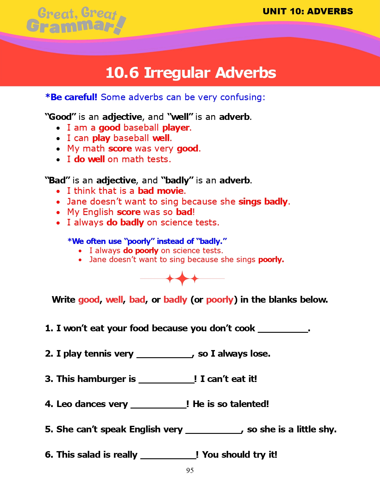 Read more about the article ESL Grammar: ADVERBS (6) – Irregular Adverbs #3