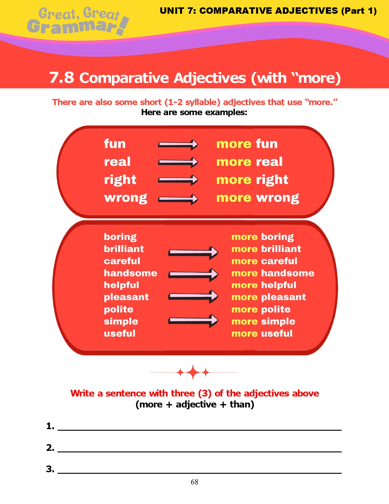 Read more about the article ESL Grammar: COMPARATIVE ADJECTIVES (8) – Exceptions to the rule