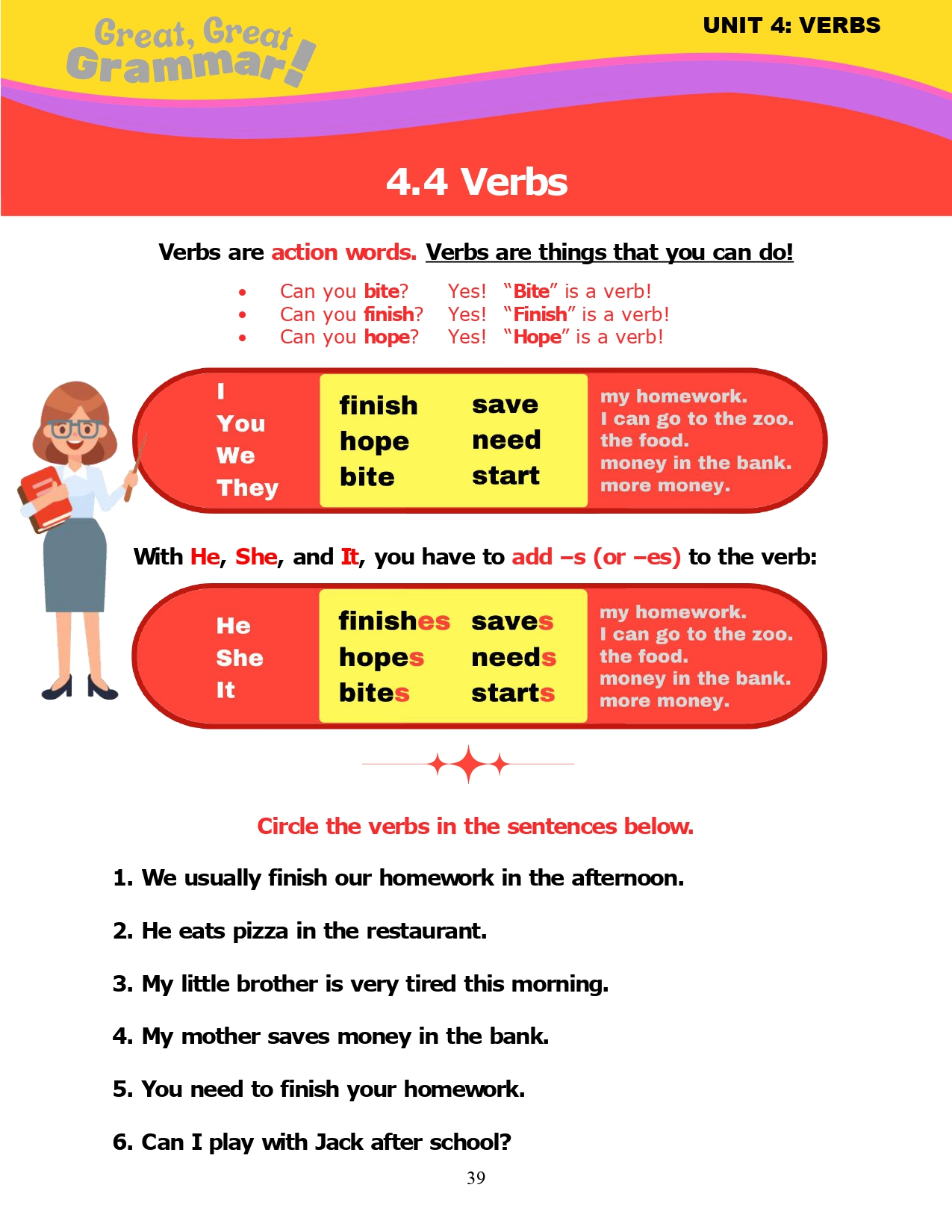 Read more about the article ESL Grammar: VERBS (4) – Review Lesson