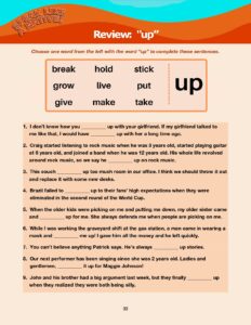 Read more about the article Phrasal Verbs Review: Phrasal Verbs with “up”