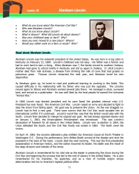 Adult ESL Lessons - Abraham Lincoln